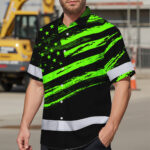 Custom-Name-Reflective-Hi-Vis-Hawaiian-Shirt-US-Flag-Patriotic-Safety-Workwear-3