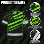 Custom-Name-Reflective-Hi-Vis-Hawaiian-Shirt-US-Flag-Patriotic-Safety-Workwear-6