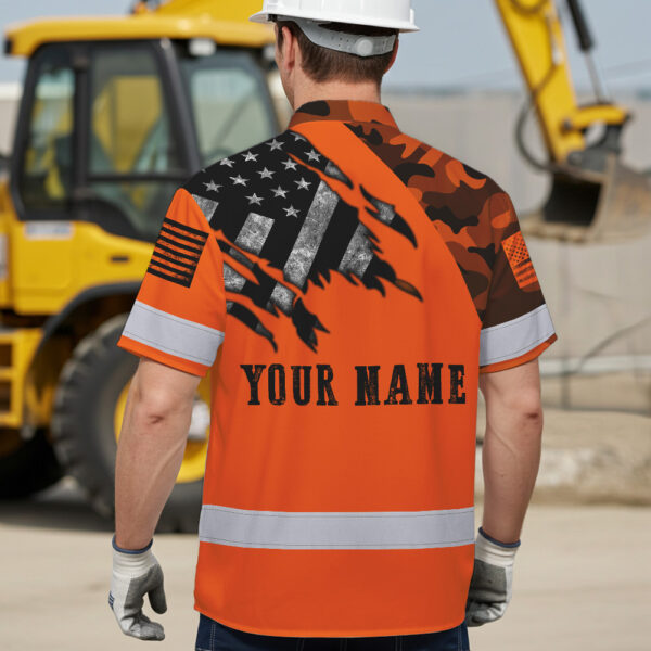 Hi-Vis-Hawaiian-Shirt-For-Men-Camo-Orange-Neon-Scratch-US-Flag-Custom-Name-Safety-Workwear-4