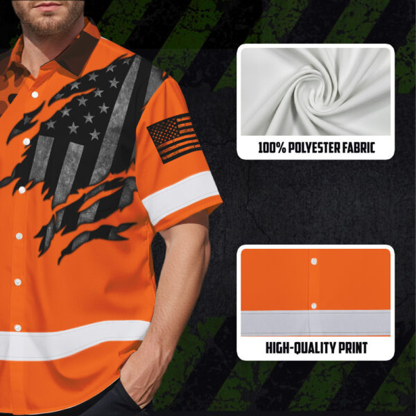Hi-Vis-Hawaiian-Shirt-For-Men-Camo-Orange-Neon-Scratch-US-Flag-Custom-Name-Safety-Workwear-7