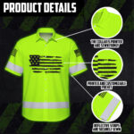 Hi-Vis-Hawaiian-Shirt-Green-Neon-Reflective-US-Flag-Custom-Name-For-Workers-Runners-Patriotic-6