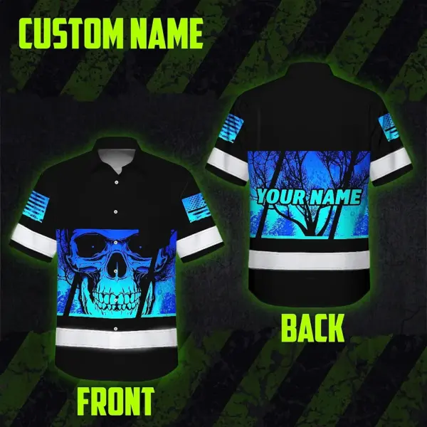 hi-vis-hawaiian-shirt-reflective-blue-skull-custom-name-safety-decd6.webp