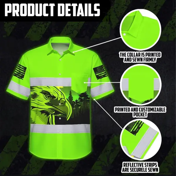 hi-vis-hawaiian-shirt-reflective-green-eagle-usa-flag-custom-name-19dda.webp