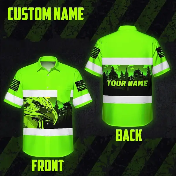 hi-vis-hawaiian-shirt-reflective-green-eagle-usa-flag-custom-name-5c5e4.webp