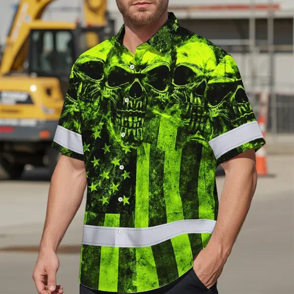 hi-vis-hawaiian-shirt-reflective-green-skull-us-flag-custom-name-4d75b.webp