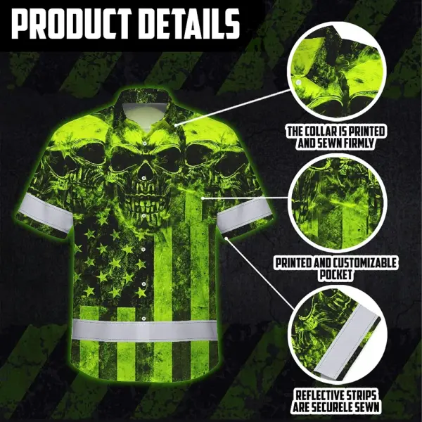 hi-vis-hawaiian-shirt-reflective-green-skull-us-flag-custom-name-96e28.webp