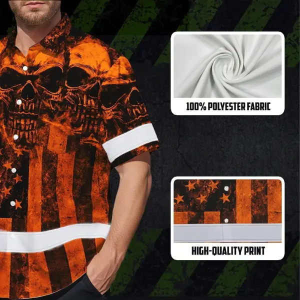 hi-vis-hawaiian-shirt-reflective-orange-skull-us-flag-custom-name-257d1.webp