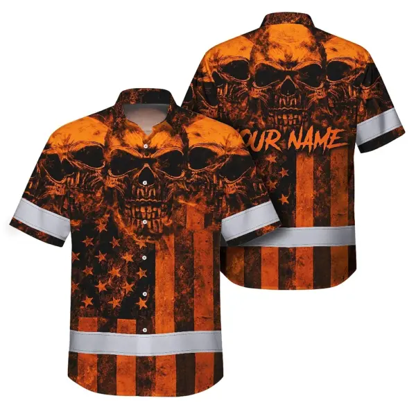 hi-vis-hawaiian-shirt-reflective-orange-skull-us-flag-custom-name-59ef6.webp
