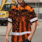hi-vis-hawaiian-shirt-reflective-orange-skull-us-flag-custom-name-b252a.webp