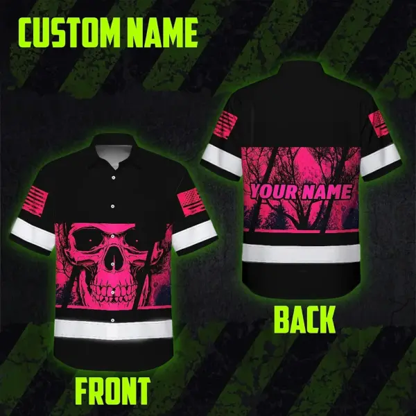 hi-vis-hawaiian-shirt-reflective-pink-skull-custom-name-safety-ad1a2.webp