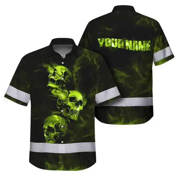 hi-vis-hawaiian-shirt-reflective-skull-with-smoke-custom-name-safety-5c429.webp