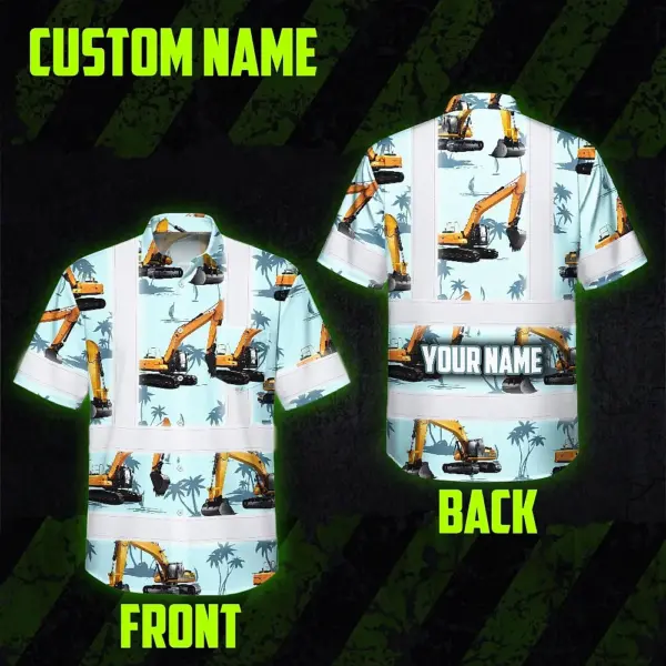 hi-vis-hawaiian-shirt-reflective-tapes-blue-excavator-custom-name-d3a13.webp