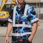 hi-vis-hawaiian-shirt-reflective-tapes-blue-flowers-octopus-custom-34ded.webp