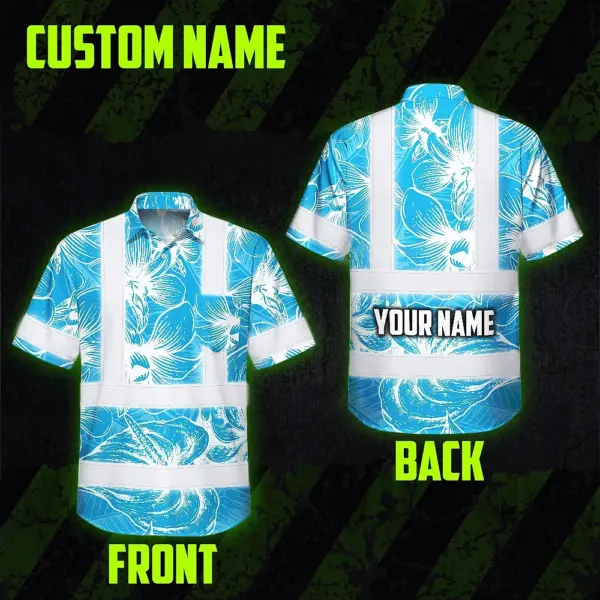 hi-vis-hawaiian-shirt-reflective-tapes-blue-neon-flowers-custom-name-d576b.webp