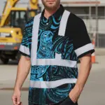 hi-vis-hawaiian-shirt-reflective-tapes-blue-neon-flowers-monk-seal-55bc5.webp