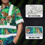 hi-vis-hawaiian-shirt-reflective-tapes-fox-flowers-custom-name-8a5be.webp
