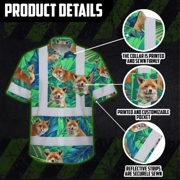 hi-vis-hawaiian-shirt-reflective-tapes-fox-flowers-custom-name-9c811.webp