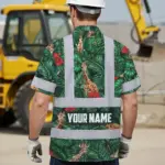 hi-vis-hawaiian-shirt-reflective-tapes-giraffe-flowers-custom-name-7f03b.webp