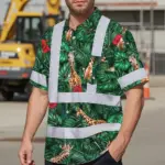 hi-vis-hawaiian-shirt-reflective-tapes-giraffe-flowers-custom-name-89657.webp