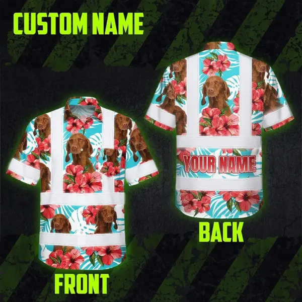hi-vis-hawaiian-shirt-reflective-tapes-green-pink-flowers-custom-75717.webp