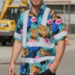 hi-vis-hawaiian-shirt-reflective-tapes-lion-flowers-custom-name-68f26.webp