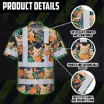 hi-vis-hawaiian-shirt-reflective-tapes-orange-flowers-custom-name-39a70.webp