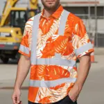 hi-vis-hawaiian-shirt-reflective-tapes-orange-neon-flowers-custom-b403c.webp