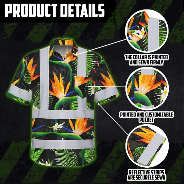 hi-vis-hawaiian-shirt-reflective-tapes-orange-neon-green-flowers-a4e23.webp