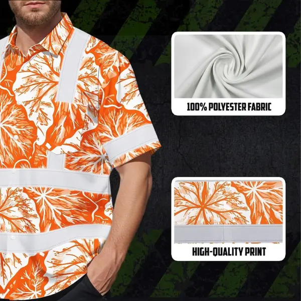 hi-vis-hawaiian-shirt-reflective-tapes-orange-neon-white-flowers-d0838.webp