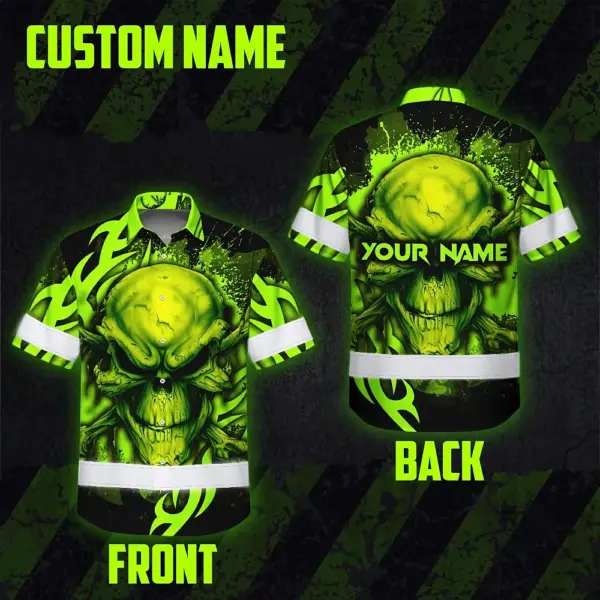 hi-vis-hawaiian-shirt-reflective-tapes-paint-flakes-skull-custom-a3dd1.webp