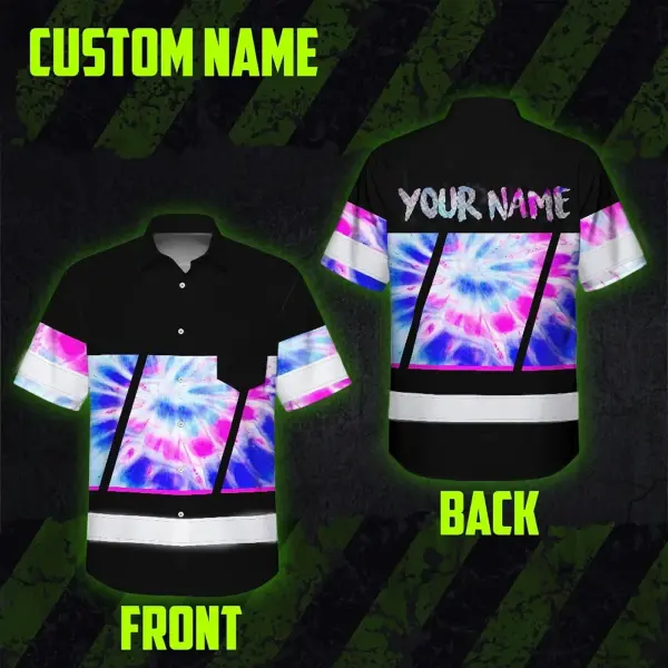 hi-vis-hawaiian-shirt-reflective-tapes-pink-blue-tie-dye-custom-name-f44cf.webp