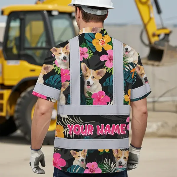 hi-vis-hawaiian-shirt-reflective-tapes-pink-flowers-custom-name-and-9e122.webp