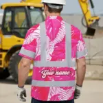 hi-vis-hawaiian-shirt-reflective-tapes-pink-neon-flowers-custom-name-46fd5.webp