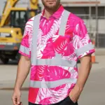 hi-vis-hawaiian-shirt-reflective-tapes-pink-neon-flowers-custom-name-c1548.webp