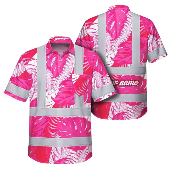 hi-vis-hawaiian-shirt-reflective-tapes-pink-neon-flowers-custom-name-e1658.webp
