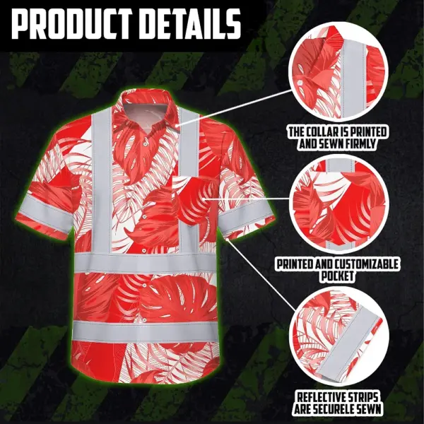 hi-vis-hawaiian-shirt-reflective-tapes-red-neon-flowers-custom-name-f676a.webp