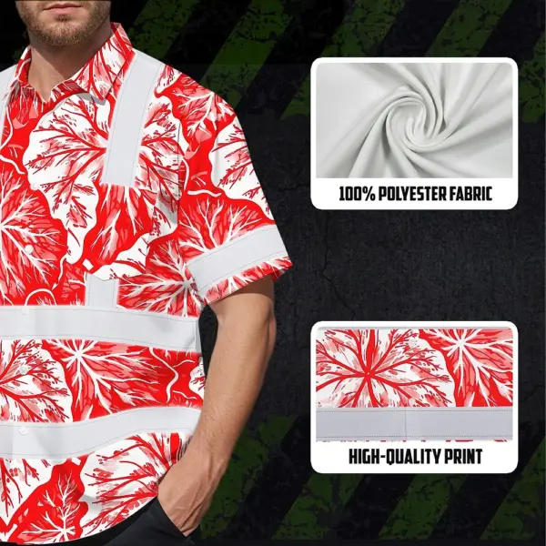 hi-vis-hawaiian-shirt-reflective-tapes-red-neon-white-flowers-custom-65e02.webp