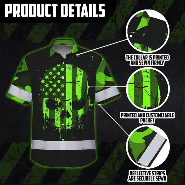hi-vis-hawaiian-shirt-reflective-tapes-skull-camo-usa-flag-custom-dface.webp