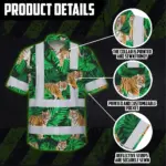 hi-vis-hawaiian-shirt-reflective-tapes-tiger-flowers-custom-name-989d0.webp