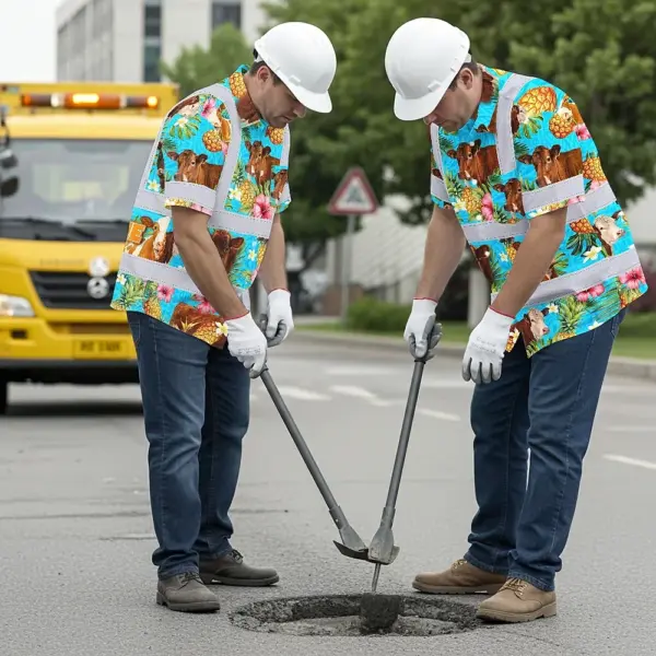 hi-vis-hawaiian-shirt-reflective-tapes-tropical-flowers-cow-custom-05678.webp