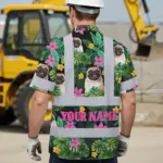 hi-vis-hawaiian-shirt-reflective-tapes-tropical-pink-flowers-custom-e0fb8.webp
