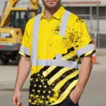 hi-vis-hawaiian-shirt-reflective-yellow-us-flag-paint-safety-a0067.webp