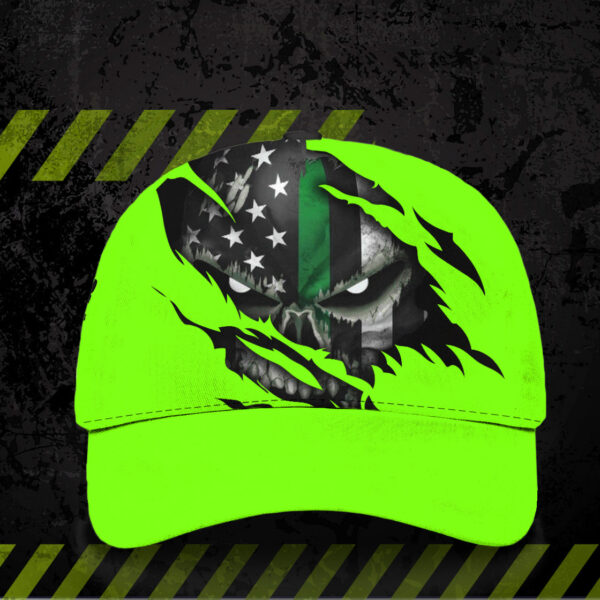 3D-Printed-Classic-Cap-Green-Skull-US-Flag-Custom-Name-Safety-Workwear-For-Workers,-Runners,-Cyclists,-Patriotic-5