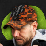 3D-Printed-Classic-Cap-Reflective-Camo-Orange-Neon-Scratch-US-Flag-Safety-Workwear-For-Workers,-Runners,-Cyclists,-Patriotic-2