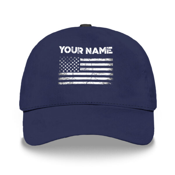 3D-Printed-Classic-Cap-Reflective-Dark-Blue-Custom-Name-Safety-Workwear-For-Workers,-Runners,-Cyclists,-Patriotic-1