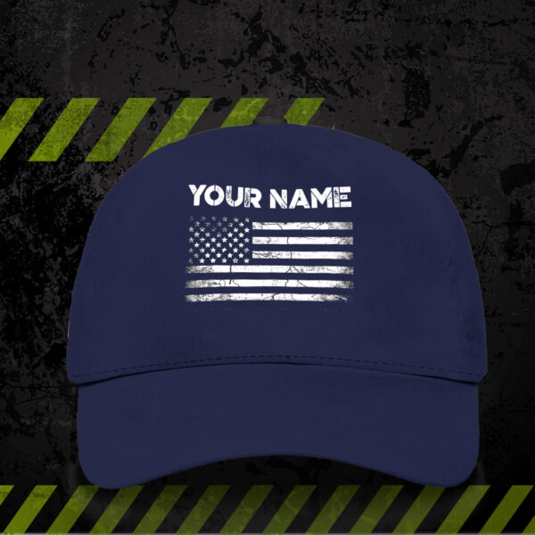 3D-Printed-Classic-Cap-Reflective-Dark-Blue-Custom-Name-Safety-Workwear-For-Workers,-Runners,-Cyclists,-Patriotic-5