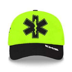 3D Printed Classic Cap Reflective EMS Custom Name Safety Workwear For Workers, Runners, Cyclists, Patriotic