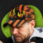 3D-Printed-Classic-Cap-Reflective-Orange-USA-Flag-With-BigFoot-2