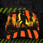 3D-Printed-Classic-Cap-Reflective-Orange-USA-Flag-With-BigFoot-5