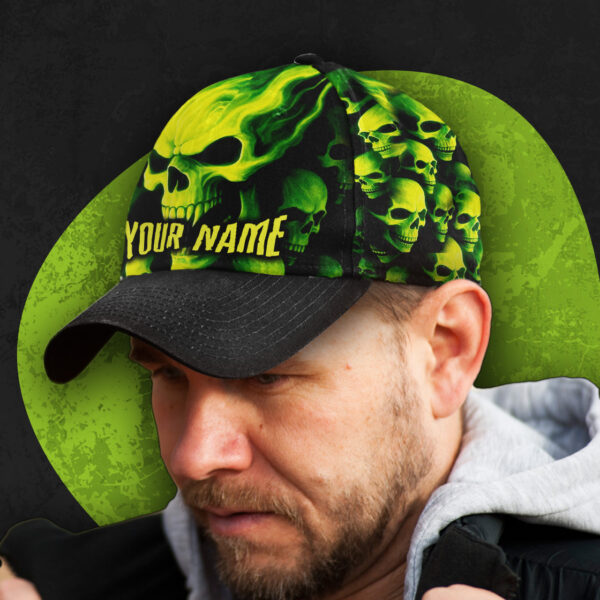 3D-Printed-Classic-Cap-Reflective-Tapes-Lime-Neon-Skull-Custom-Name-Safety-Workwear-For-Workers,-Runners,-Cyclists,-Patriotic-2